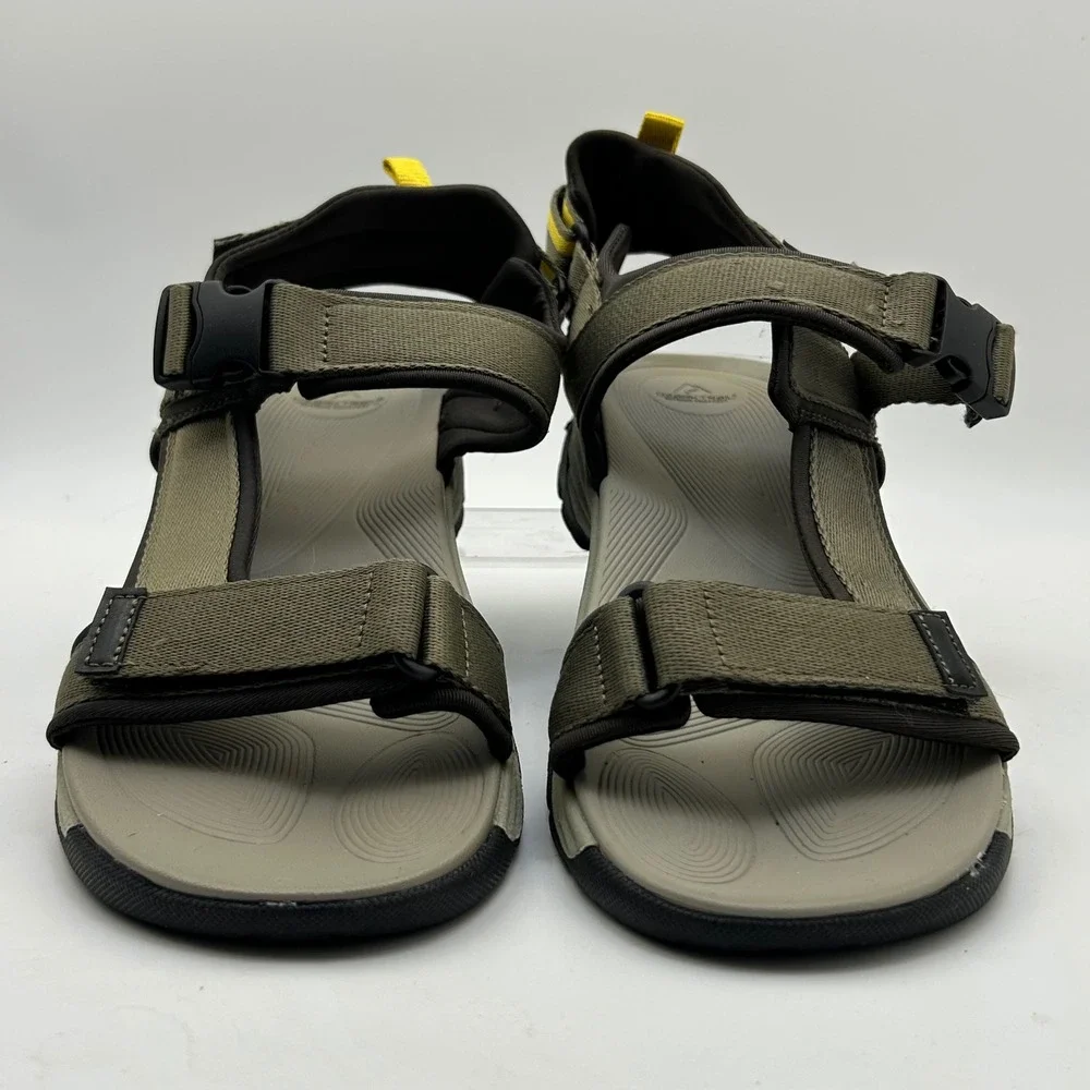 Ozark‎ Trail Hiking Sandals Mens 10 Brown Adjustable Straps Gorpcore Outdoor